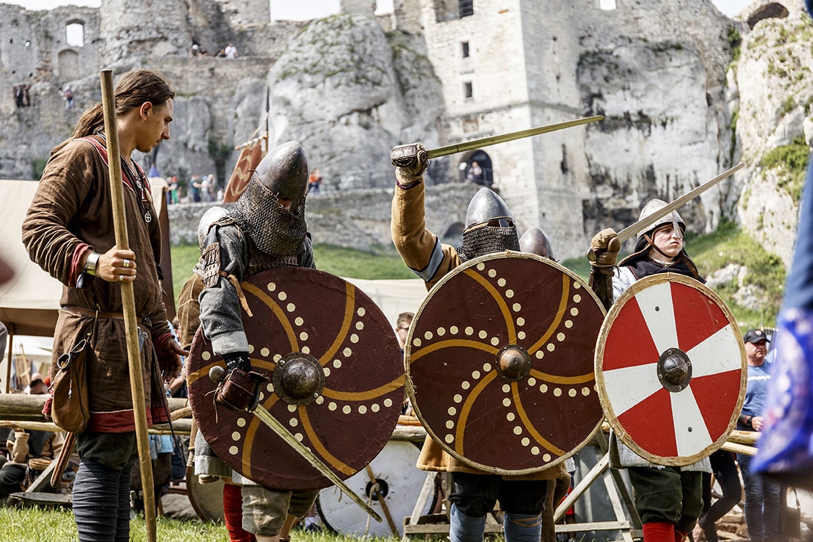 Pokazy walk średniowiecznych